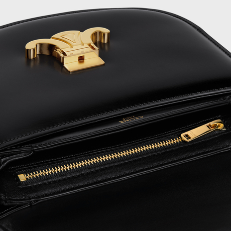 CHAIN BESACE CLEA IN SHINY CALFSKIN BLACK - Image 4